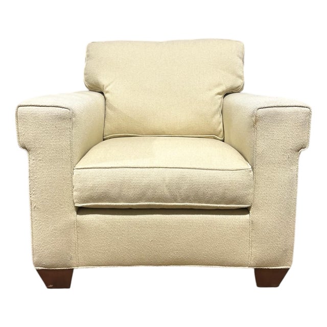 Baker Furniture Down Filled Club Chair For Sale