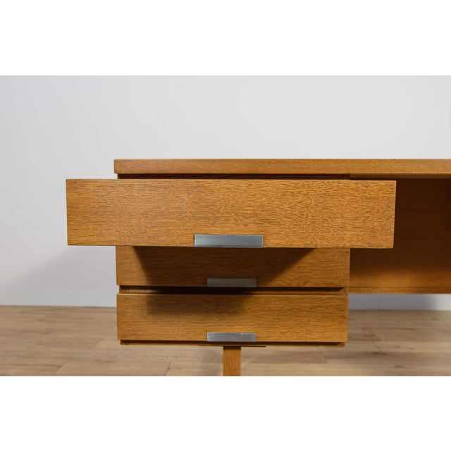 Mid-Century Modern Oak Desk from Eigil Petersens Møbelfabrik, Denmark, 1970s For Sale - Image 14 of 18
