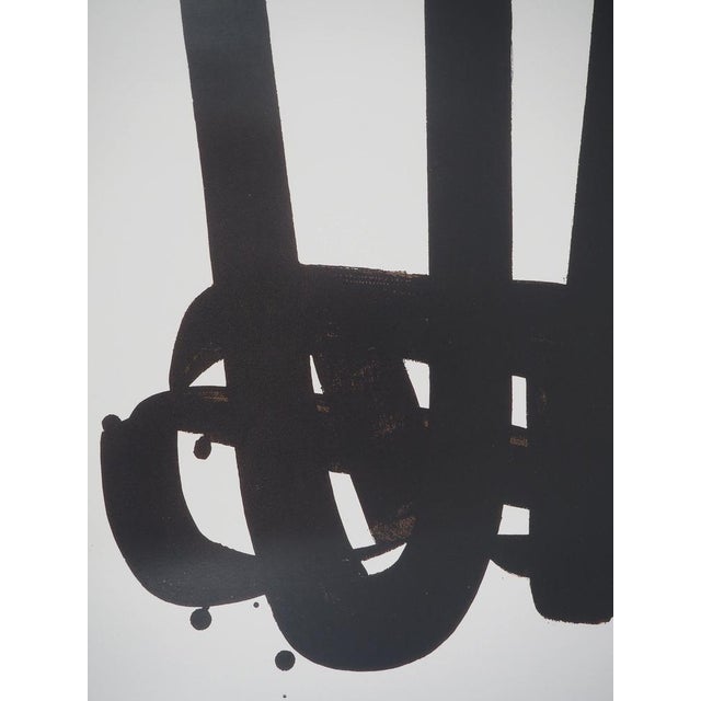 Modern Pierre Soulages, Lithograph No. 29, Lithograph For Sale - Image 3 of 7