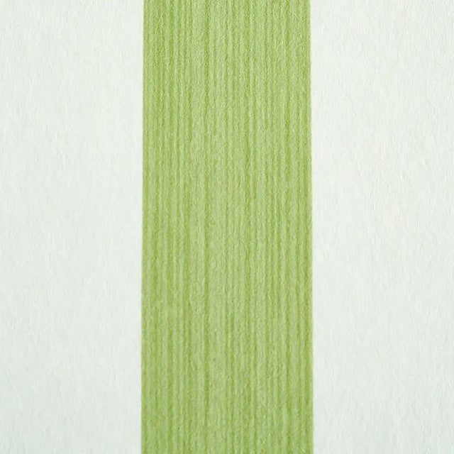 Transitional Sample - Schumacher Edwin Stripe Medium Wallpaper in Leaf For Sale - Image 3 of 4