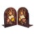 LastChance!Italian Floral Inlay Music Book Motif Book Ends - A Pair Made in Italy For Sale