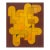 Contemporary Geometric, Abstract Oil and Cold, Wax Painting, Deep, Red, Bright Yellow by Stephen Cimini For Sale