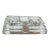 Vintage Glass Inkwell and Pen Holder Desk Organizer Ink Well For Sale