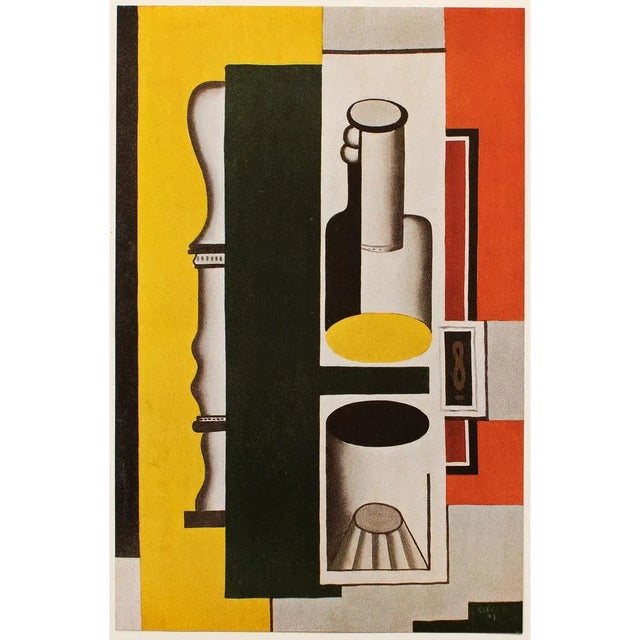 1948 After Fernand Léger Still Life, First Edition Period Parisian Offset Lithograph For Sale In Dallas - Image 6 of 8