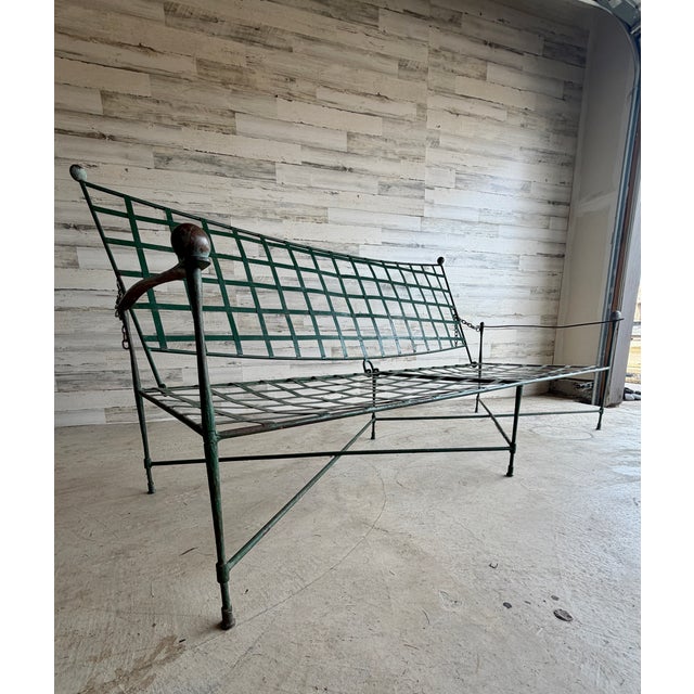 Mario Papperzini for Salterini Iron Garden Sofa For Sale - Image 13 of 18
