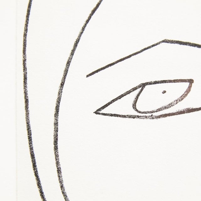 Françoise Gilot, Portrait of a Woman, 1951, Lithograph, Framed For Sale - Image 10 of 14