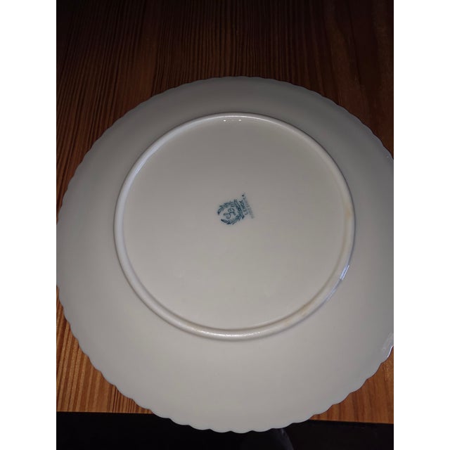 Traditional 1940s Lenox Gadroon Pattern Small Plates Set of Eight For Sale - Image 3 of 5