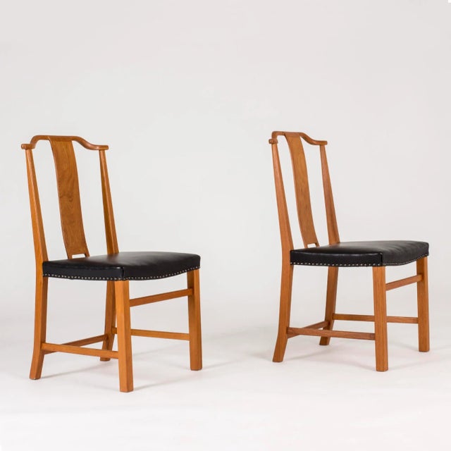 Dining Chairs by Axel Larsson for Bodafors, 1940s, Set of 12 For Sale - Image 6 of 12
