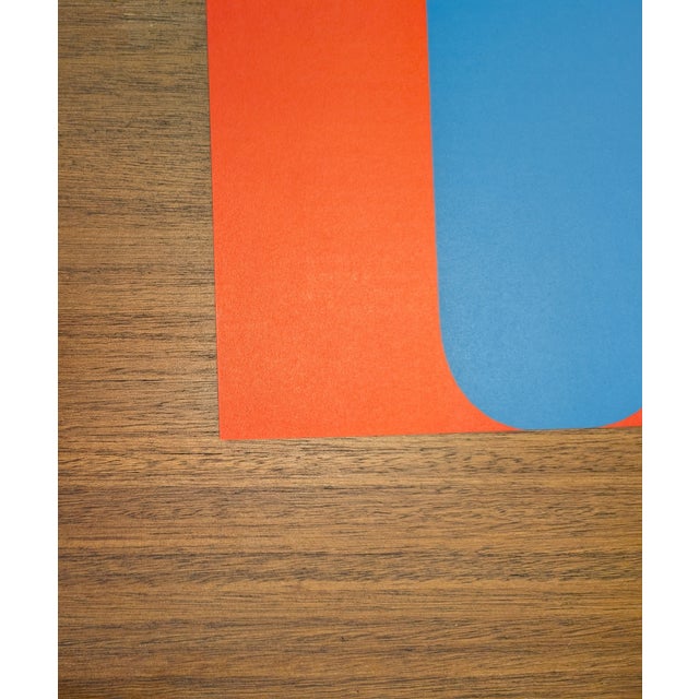 Abstract 1964 After Ellsworth Kelly Original Lithograph – Derrière Le Miroir Dm03149 For Sale - Image 3 of 6