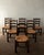 Vintage French Brutalist Dining Chairs by Georges Robert, 1950s, Set of 6 For Sale - Image 6 of 18