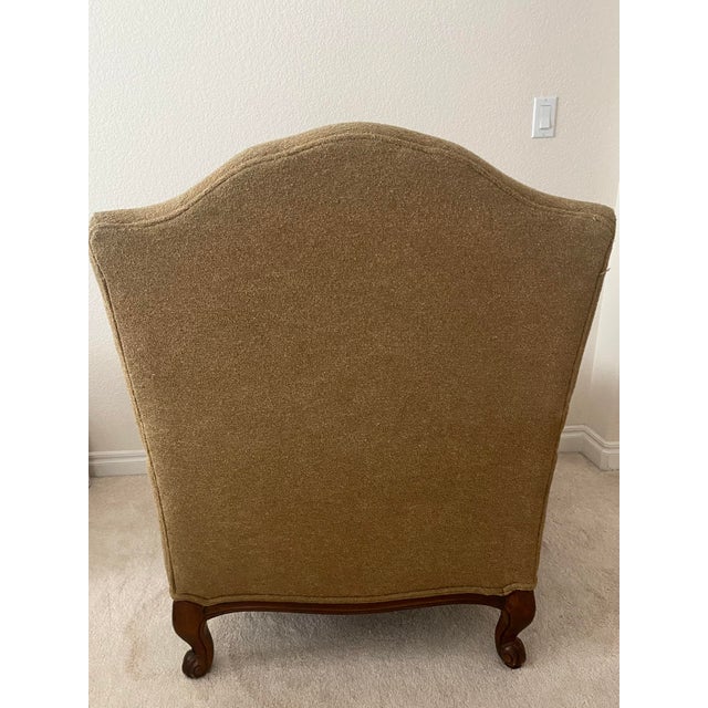 Vintage Century Ethan Allen Large Bergere Chair Excellent Condition For Sale - Image 10 of 16