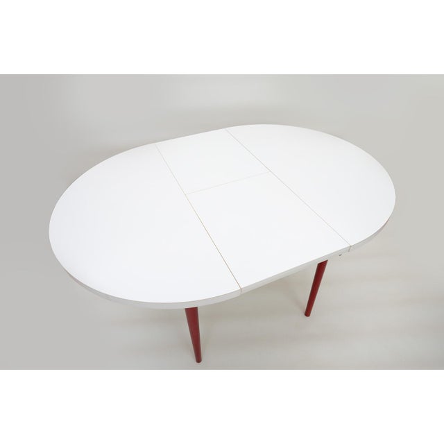 Scandinavian Dining Table with Chairs, 1960s, Set of 5 For Sale - Image 12 of 18