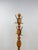 Farmhouse Vintage Brass Wood Coat Rack Porcelain Cream Knobs Entryway Hat Rack For Sale - Image 3 of 6