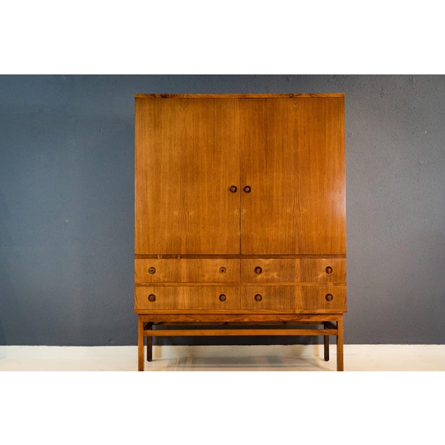 Danish Teak Vertical Sideboard, 1950s For Sale - Image 6 of 6