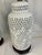 White Pair of Vintage Blanc De Chine Reticulated Porcelain Chinoise Lamps Hollywood Regency For Sale - Image 8 of 17