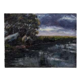 20th Century Belgian Landscape Painting For Sale