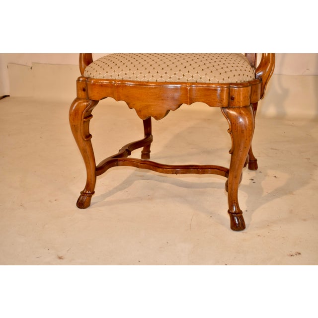 18th Century Period Queen Anne Walnut Armchair For Sale - Image 15 of 16