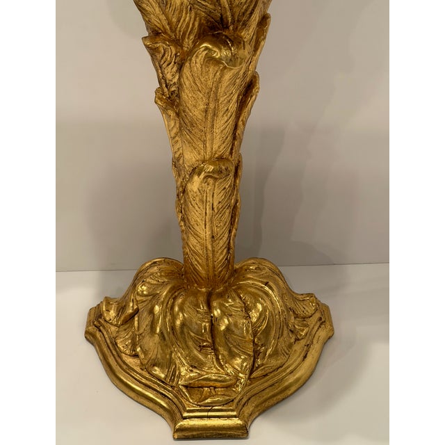 Small Giltwood & Black Laquer Consoles in the Manner of Serge Roche For Sale In Philadelphia - Image 6 of 14