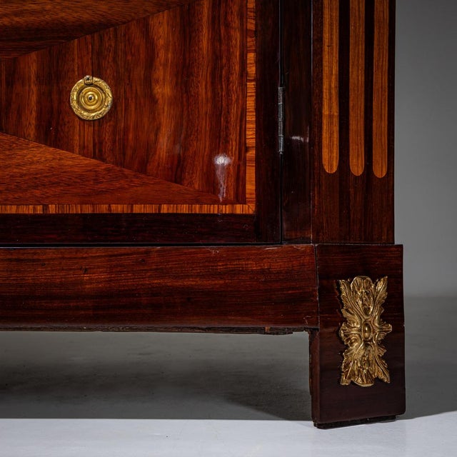 Wood Faux Commode with Marble Top, 1800s For Sale - Image 7 of 11