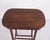 Mahogany Lamp Table or Sewing Table with Brass Lock and Tapered Legs, 1920 For Sale - Image 4 of 15