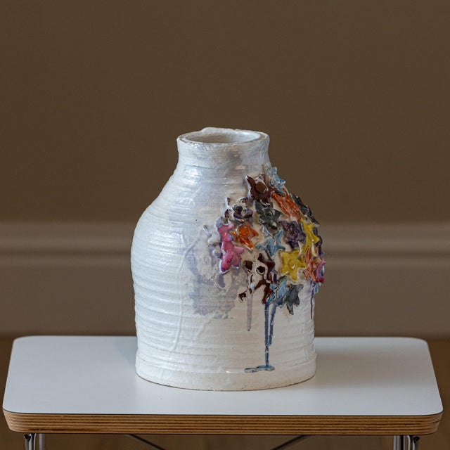 1967 David Gilhooly "Star Flower" Vase | Uc Davis Professor Estate For Sale In Sacramento - Image 6 of 14