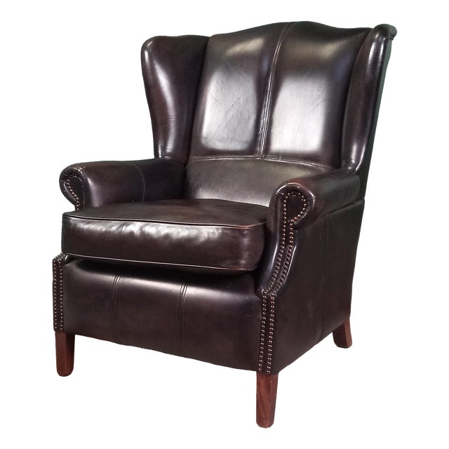 Wingback Chair in Sheepskin, 1970s For Sale