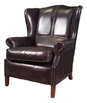 Wingback Chair in Sheepskin, 1970s