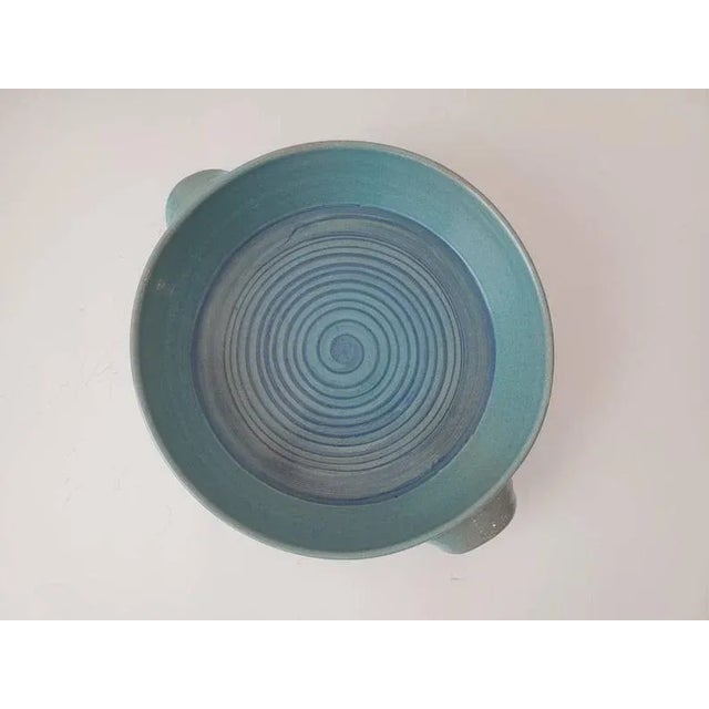 Edwin and Mary Scheier Mid-Century Scheier Signed Pottery Dish For Sale - Image 4 of 11