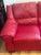 Natuzzi Vintage Natuzzi Red Leather Sofa Threeseat For Sale - Image 4 of 8