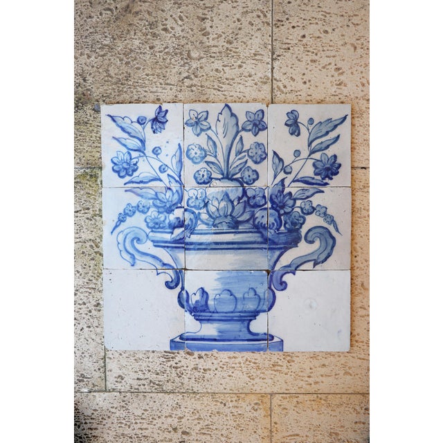 Circa: 18th Century. Country: Portugal. Material: Earthenware, Tin-glazed pottery. Item condition: Some chips and...