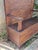 Antique American Quarter Sawn Tiger Oak Hall Tree With Beveled Mirror & Storage Bench For Sale - Image 14 of 18