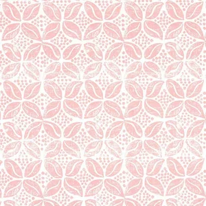 Schumacher X Molly Mahon Coffee Bean Fabric in Pink