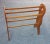 Brown Vintage Solid Pine Quilt or Blanket Rack For Sale - Image 8 of 10