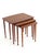 Wood Nesting Tables by Jørgen Aakjær Jørgensen for Møbelintarsia, 1960s, Set of 3 For Sale - Image 7 of 18