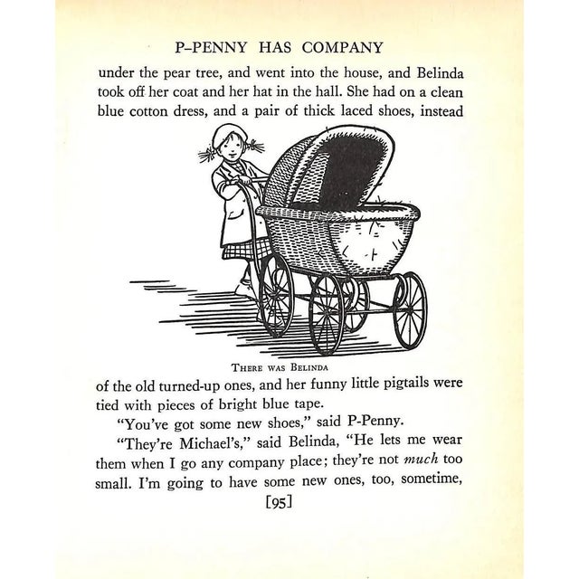 "P-Penny and His Little Red Cart" 1934 Stone, Amy Wentworth For Sale - Image 9 of 11