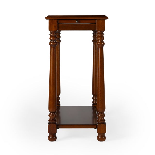 Devane Side Table, Medium Brown For Sale In Chicago - Image 6 of 12