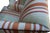 Vintage Baker Furniture Celadon & Rust Striped Wingback Chairs With Nailhead Trim — Pair For Sale - Image 16 of 18