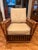1940s Roosevelt Chairs and Ottoman For Sale - Image 10 of 15