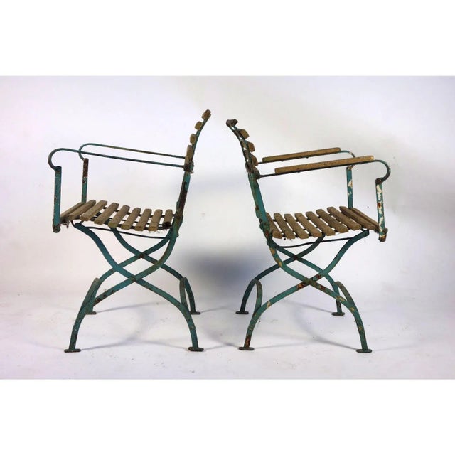 Classic Vintage French Bistro Chairs a Pair Chairish