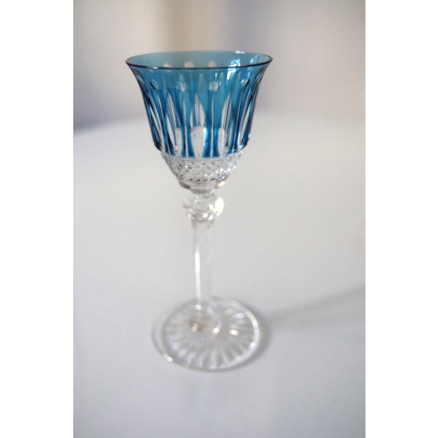 Crystal Tommy Glasses from Saint-Louis, 1930s, Set of 6 For Sale - Image 6 of 18