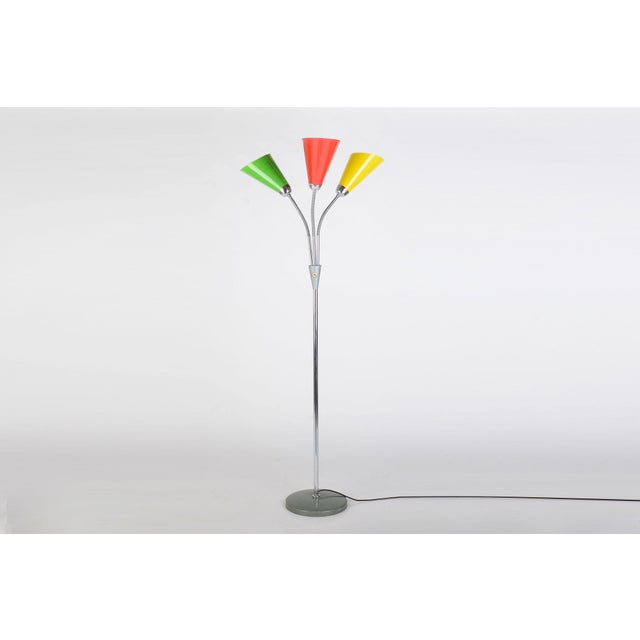 Mid-Century Modern Multicolor Floor Lamp by Lidokov, 1960s For Sale - Image 10 of 10