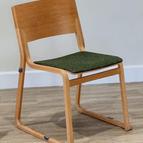 Theo Chairs in Light Oak from Chorus, Set of 4 For Sale - Image 9 of 16
