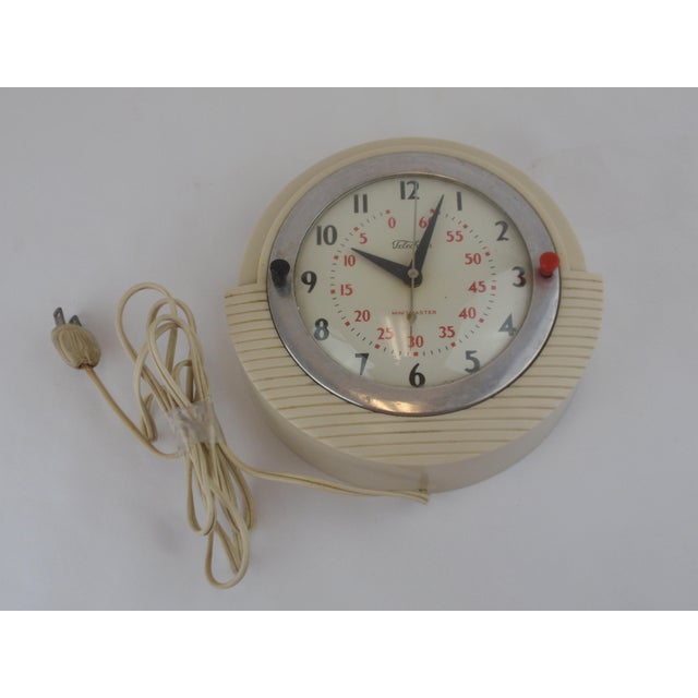 Telechron Minitmaster Kitchen Wall Clock Chairish