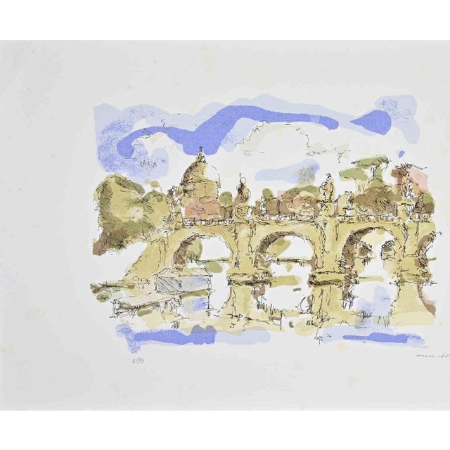 Etching hand colored realized by Franco Marzilli. Hand signed and numbered. Edition of 81/99 Very Good condition. This...