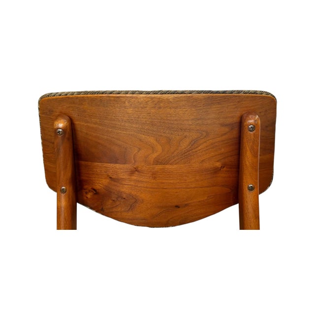 1960s 1960s Modern Walnut Side Chairs by Gunlocke - Set of 4 For Sale - Image 5 of 11