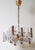 Gilded and Crystal Glass Chandelier from Orrefors, Sweden, 1970s For Sale - Image 6 of 13