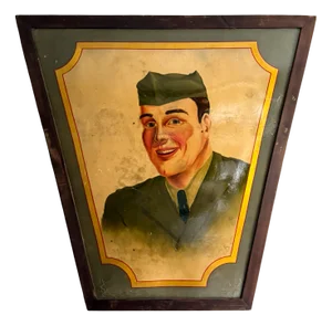 Large Circus Art Sign by Edwin Hall, 1920s