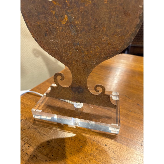 French Pair French Balustrade Lamps For Sale - Image 3 of 3