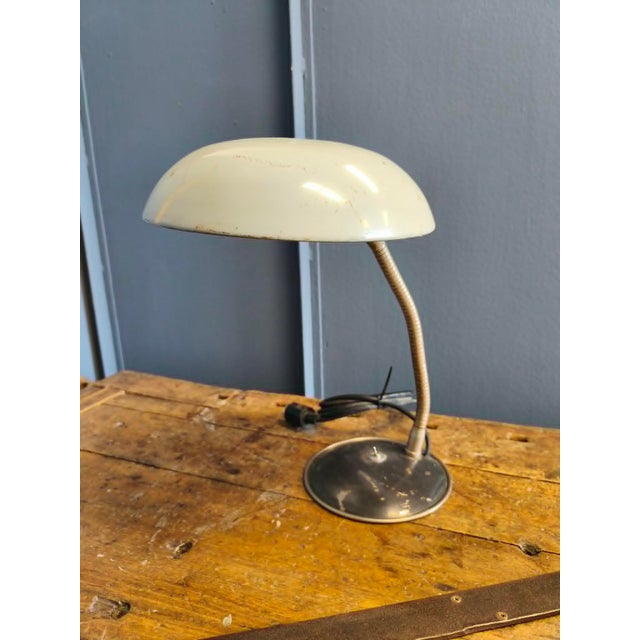 Vintage Patinated Desk Lamp, 1960s For Sale - Image 9 of 13