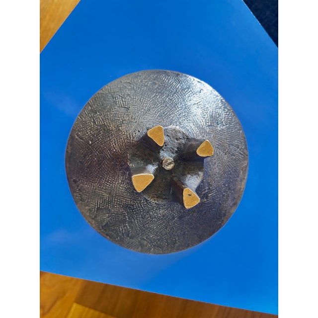 Brutalist Vintage Brutalist Bronze Candlestick by Michael Harjes, 1960 For Sale - Image 3 of 8